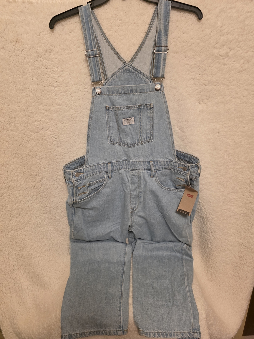 Levi's Light Blue Denim Overalls - Picture 1 of 2